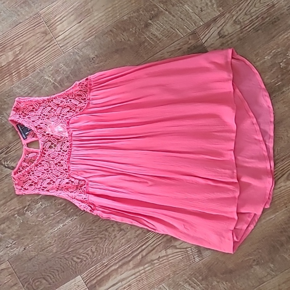 NWT! Chelsea & Theodore Flowy Pink Sleeveless Top, Size S